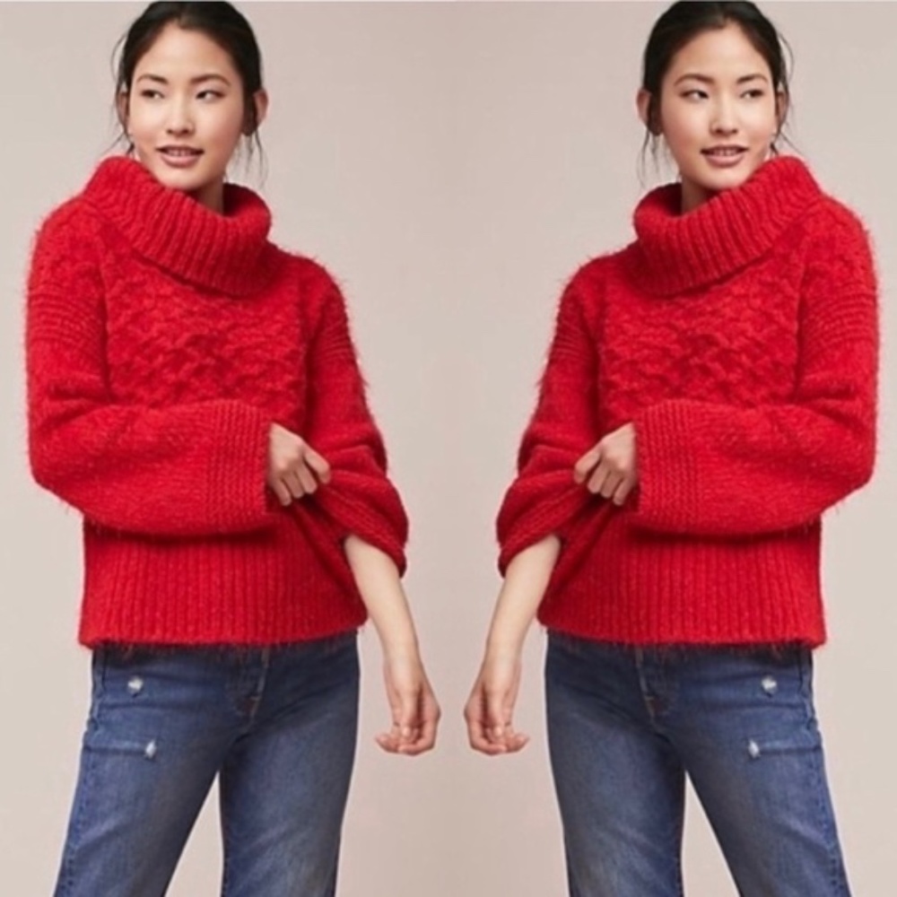 Anthro. Sleeping On Snow "Torridon" Chunky Knit Sweater